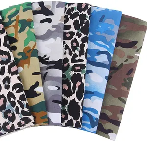 Micro Twill Camouflage Canvas Fabric Bag Printing