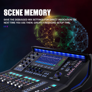 GAX-TQ22 Console de <span class=keywords><strong>Mixage</strong></span> Professionnelle <span class=keywords><strong>DJ</strong></span>, Mélangeur Audio Numérique avec AUX - Product Image 3
