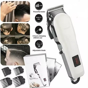 Tondeuse à cheveux professionnelle personnalisée, rasoir de barbier, tondeuse électrique, ensemble de ciseaux à cheveux, tondeuse à barbe - Product Image 4