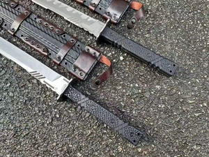 Cuchillo de Supervivencia Tipo Espada, Personalizable, Hoja de Madera, Diseño de Dragón, para Caza, Uso Industrial, OEM Disponible - Product Image 4