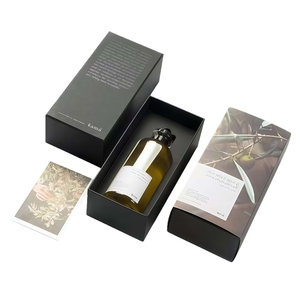 Boîte cadeau en carton kraft à tiroir coulissant personnalisable en stock bracelet en cuir pour lunettes/montres quantité minimale de commande 50 pièces à usage cosmétique - Product Image 3