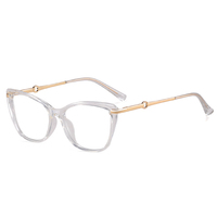 Partagas TR90 Oeil de Chat Charnière à Ressort Anti Lumière Bleue Blocage Lunettes Optique Monture Lunettes pour Filles Enfants