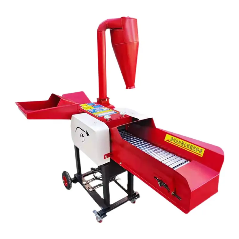 Hot Sale Hay Chaff Cutter Straw Livestock Feed Making Machine Forage Grass Chopper For Sale