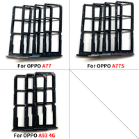 Soporte de bandeja Sim al por mayor para Oppo A77 A77S A78 A93 4G teléfono móvil tarjetas Sim duales ranura bandeja adaptador repuestos