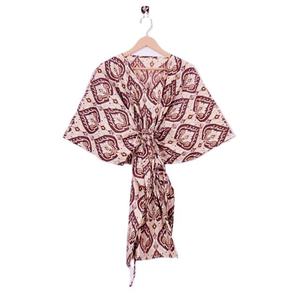 Nuevo Vestido Kaftán de Algodón Estilo Bohemio, Ligero, Estampado, Ideal para el Verano, Excelente Precio - Product Image 6