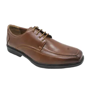 Four holes pu lace up pu leather but look fancy plain vamp Classy Men Dress Shoes