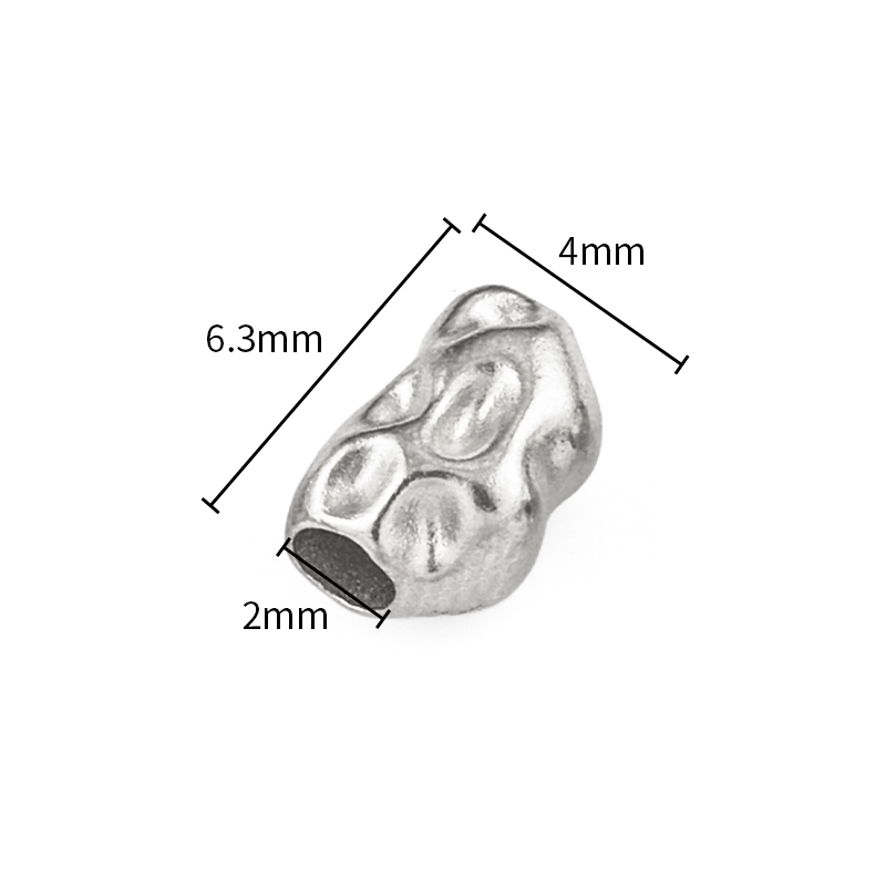 Acier A2741 4x6,3mm trou 2mm