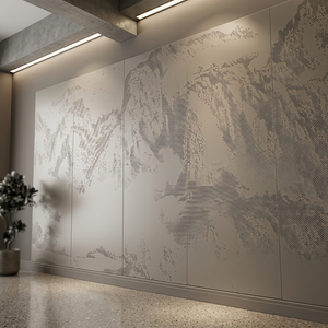 Panel de Pared Metálico Perforado Moderno, Revestimiento Decorativo para Fachadas, Patrón Personalizado, Revestimiento de Paredes Interiores y Exteriores - Product Image 1