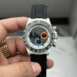 Luxury Men's Custom Carbon Fiber 4130 Chronograph Ultra Light Automatic <b>Mechanical</b> <b>Watch</b> for Men - Product Image 4