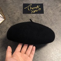 Béret en laine tendance pour femme, style artistique, doux, pour le quotidien, le sport et le ski, collection printemps-automne, vente en gros