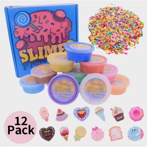 New Hot Sale Soft <b>Slime</b> Clear Colorful Crystal <b>Slime</b> Scented Stress Relief <b>Slime</b> - Product Image 5