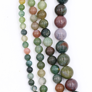 보석 만들기 8mm 도매 비즈 천연 돌 비즈 인도 마노 돌 비즈 - Product Image 6