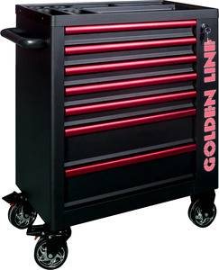 Chất lượng cao thép Con lăn Xe đẩy hộp công cụ nóng Bán Vật liệu sắt tủ công cụ - Product Image 2