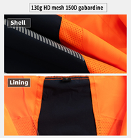 Combinaison de sécurité haute visibilité JIADE, extensible dans 4 directions, veste à capuche pour femme et pantalon à revers en forme de sabot de cheval pour les travaux de topographie et les inspections sur le terrain