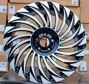 Jantes en alliage d'aluminium Xinlin de 13 à 19 <span class=keywords><strong>pouces</strong></span>, nouveau design, noir, pour voitures, 4 et 5 trous, PCD5X114.3 5X108 5X112 <span class=keywords><strong>4X108</strong></span> - Product Image 4