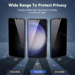 Kaliteli ithal TPU yumuşak Film Anti casus ekran koruyucu Film mat Anti parmak izi TPU hidrojel gizlilik filmi Samsung için