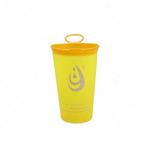 Échantillon GRATUIT – Gobelet souple en polyester de haute qualité pour sports de plein air et camping, 200 ml, 250 ml – Prix de gros, faible MOQ - Product Image 3
