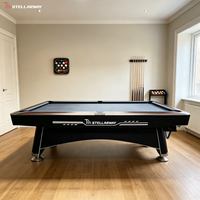 Mesa de Billar Americana de 7, 8 y 9 pies de Stellarway Wholesale, Tamaño Estándar para Torneos, Fácil de Montar y Desmontar