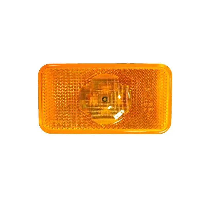 Waterproof yellow 4LED reflector side marker lamp truck warning light led trailer light bus lorry 120*45mm amber emark for Volvo