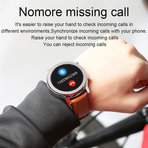 2020 nouveautés hommes femmes L11 Sport Smartwatch cuir TFT moniteur de fréquence cardiaque lecteur de pression artérielle télécommande musique - Product Image 3