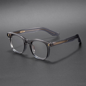 Gafas de Prescripción Retro al por Mayor HBK - Montura de Acetato Hecha a Mano en Japón - <span class=keywords><strong>Filtro</strong></span> de <span class=keywords><strong>Luz</strong></span> <span class=keywords><strong>Azul</strong></span>, Patillas Gruesas, OEM, Ligeras - Product Image 1