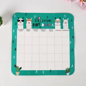 weekly planner whiteboard Fridge Notepad Magnetic sticker