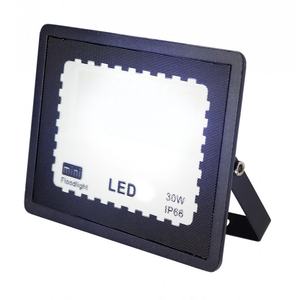 Proyector IP65 30W 6500K 3000lm 11.5x14x2.3 cm: Iluminación potente y resistente, ideal para exteriores y zonas oscuras. - Product Image 1