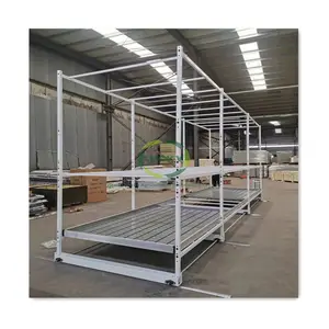 Indoor Farming Cultivation Facilities Adjustable Layers Mobile Grow Racks Vertical Hydroponic System For USA Canada