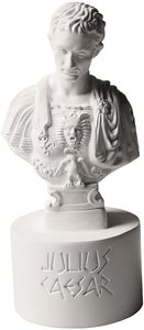 Porte-stylos et crayons Statue de Jules César Accessoire de bureau Sculpture personnalisée de César Figurine en polystone Buste de César - Product Image 5
