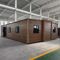 Villa Capsule Modulaire Préfabriquée Pliable Portable 1234 à Une ou Deux Chambres, Cabane Mobile Extérieure, Maison Conteneur Extensible Étanche