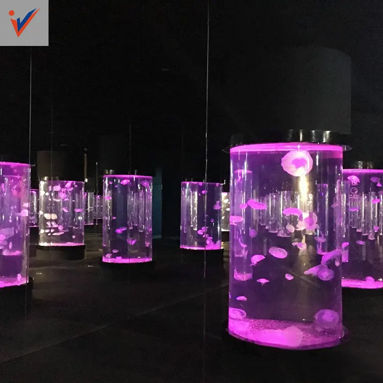 Offre Spéciale Leyu Factory Aquariums acryliques, tailles personnalisées, grands aquariums Aquarium cylindrique
