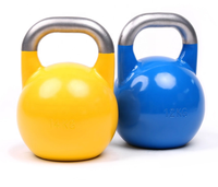 En gros Haute Qualité Couleur Kettlebells de Compétition En Acier