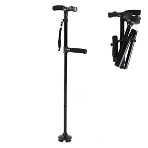 Bastón Plegable Telescópico con Alarma LED - Marca LM, Modelo LM25095, Bastón y Muletas para Personas Mayores, Madres y Padres - Product Image 2