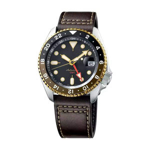 Non. Montre mécanique entièrement automatique avec bracelet en acier inoxydable de 22 mm de largeur, cadran à quatre aiguilles avec affichage lumineux - Product Image 1