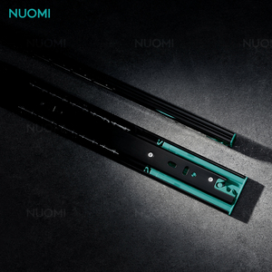 Nuomi 3 Lần Bóng Mang Trượt Ẩn Kênh Hướng Dẫn Kính Thiên Văn Đường Sắt Runners Đồ Nội Thất Phần Cứng Mềm Đóng Ngăn Kéo Trượt Đường Sắt - Product Image 4