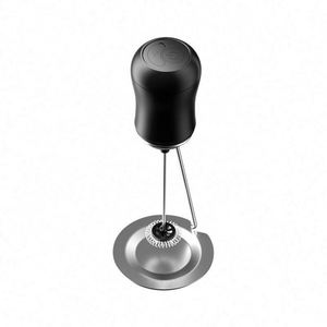 Espumador de Leche Recargable con Soporte, Mezclador de Café, Espumador de Leche Eléctrico Automático de Mano - Product Image 3