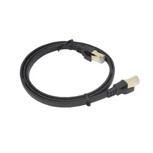 Cat 8 Ethernet Cable High Speed 26AWG Heavy Duty Shielded Ethernet Cord 40Gbps 2000Mhz Flat Internet Network Patch Cord