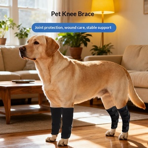 Équipement de protection pour animaux de compagnie (chats et chiens) en matériau SBR – Protection des articulations fragiles, bandage pour fracture du genou, attelle de soutien post-opératoire pour la patte - Product Image 2