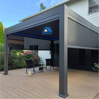Pergola Bioclimatique Moderne en Aluminium pour Extérieur Magic Outdoor 3x3m 3x4m 3x5m 4x4m 5x3m 6x4m