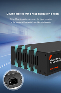 国际标准poe交换机8端口10/100Mbps 8 + 2兆位poe交换机120W 250M 4KV防雷poe交换机 - Product Image 4