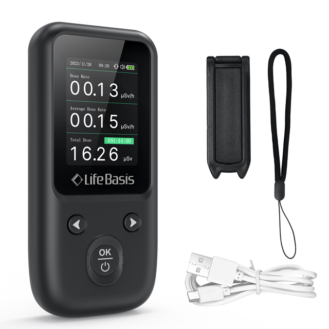 Personal Dosimeter X Radiation Monitor, Portable X-ray Radiation Detector Dosimeter Nuclear Radiation Meter