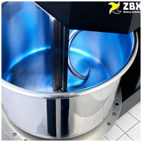 Mesin Pengaduk Adonan Spiral HM-5TD 750W Harga Pabrik 5L 2Kg Pengangkat & Penyandar Kepala, Untuk Rumah Tangga, Pembuat Roti Pizza, Amasadora