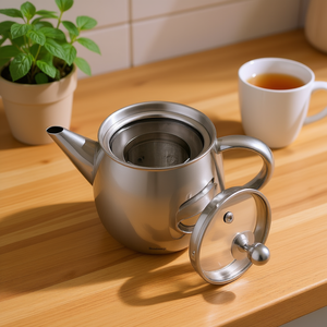 Théière Bredemeijer Duet Eva 1 litre avec filtre pour infuser le thé - Product Image 3
