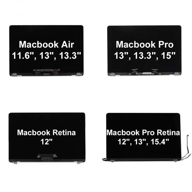 All Models Lcd for macbook Pro Air Retina 13.3 15.4 12 16 Inch A1502 A1466 A1398 A1707 A1708 A2159 Lcd Screen 2021 2013 2015
