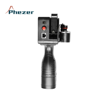 Impresora de inyección de tinta portátil TIJ con tinta ecosolvente, boquilla Ricoh, tinta de secado rápido, 1-12.7mm, 2-12.7mm, codificación automática de fecha de caducidad para cajas y bolsas, huevos