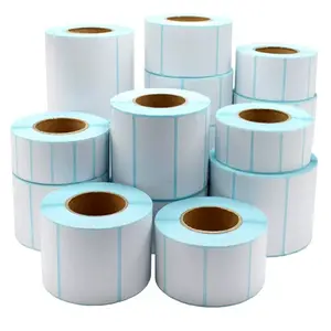 Waterproof Adhesive Direct Thermal Paper Roll Waybill Logistics Label A6 Sticker 100 X 150