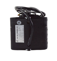 Moteur de porte d'ascenseur YVP90-6S à boîtier métallique noir, moteur asynchrone triphasé pour ascenseurs modernes d'hôtels