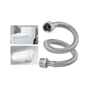 <span class=keywords><strong>Raccordement</strong></span> <span class=keywords><strong>d</strong></span>'extension en acier inoxydable Tuyau métallique flexible Tuyau flexible pour <span class=keywords><strong>évier</strong></span> de cuisine de salle de bain chaud et froid - Product Image 2