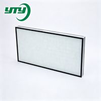 Filtre à air HEPA plissé compact H13 H14 pour équipement de filtration d'air peu encombrant