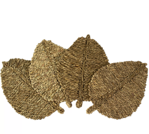 Set de napperons en jonc de mer, feuille tissée 100% naturelle de haute qualité, du Vietnam - Product Image 3